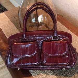 VINTAGE EELSKIN HANDBAG